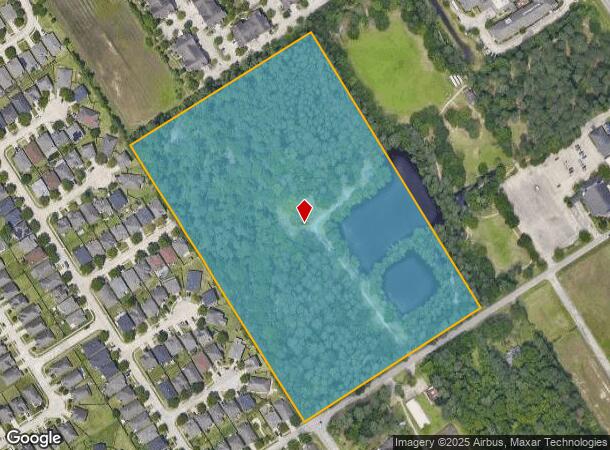  1800 Meadow Edge Ln, Spring, TX Parcel Map