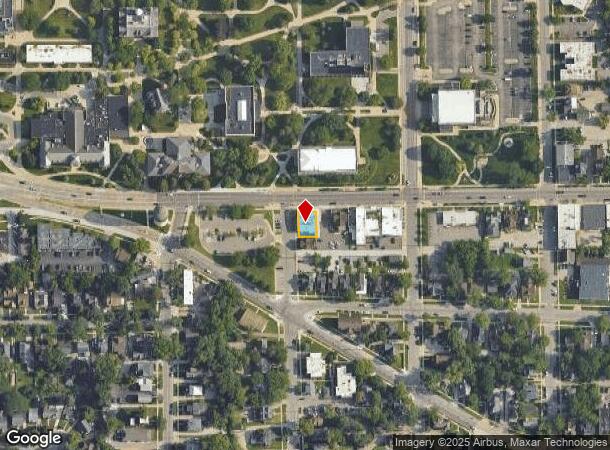  731 W Cross St, Ypsilanti, MI Parcel Map