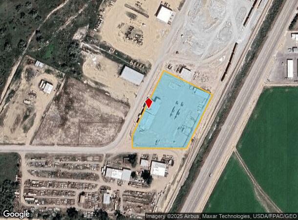 1041 Lane 10 1/2, Worland, WY Parcel Map