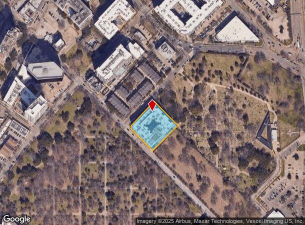  3400 N Hall St, Dallas, TX Parcel Map