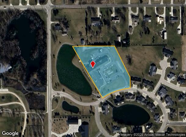 1700 Waterfall Dr, Nappanee, IN Parcel Map