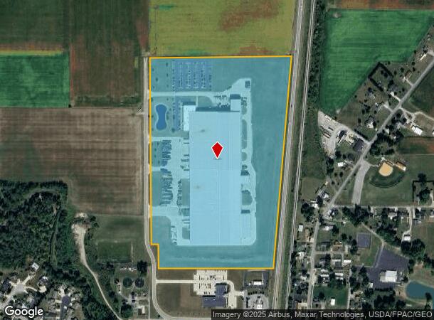 200 Sugar Grove Ln, Columbus Grove, OH Parcel Map