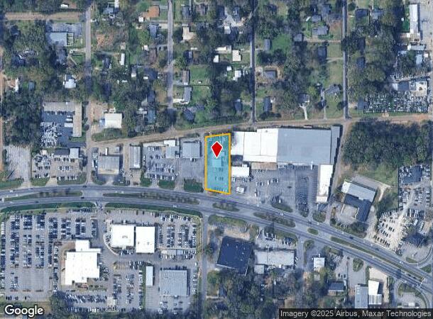  7200 Airport Blvd, Mobile, AL Parcel Map