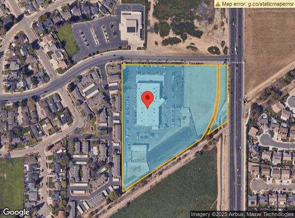  2101 E Cross Ave, Tulare, CA Parcel Map