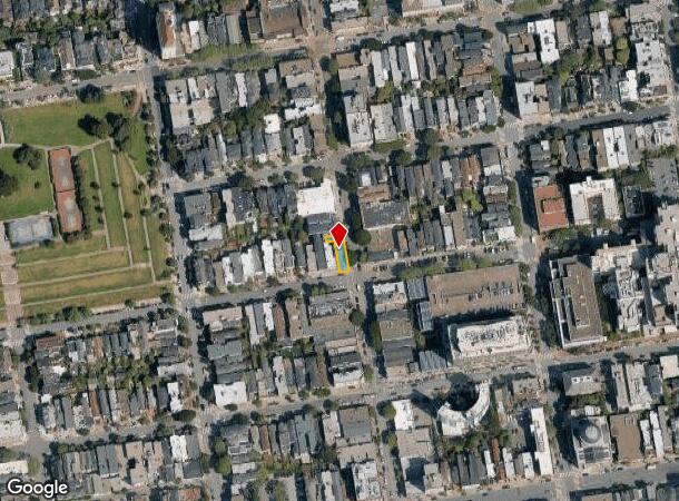 2301 Fillmore St, San Francisco, CA Parcel Map