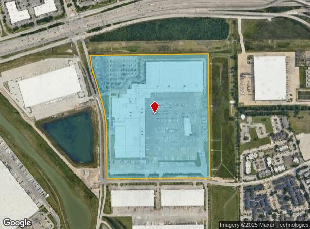  10710 Greens Crossing Blvd, Houston, TX Parcel Map