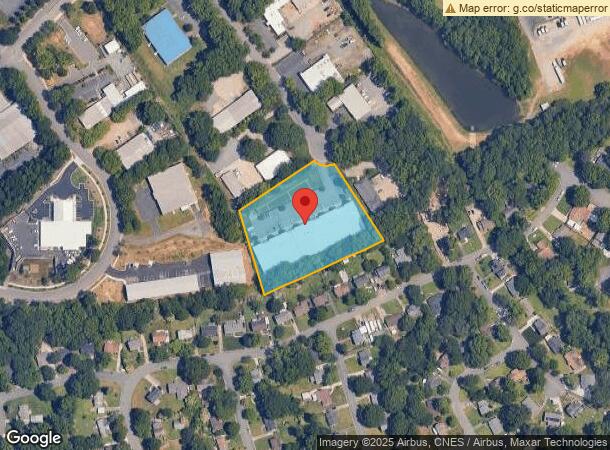  1705 Orr Industrial Ct, Charlotte, NC Parcel Map