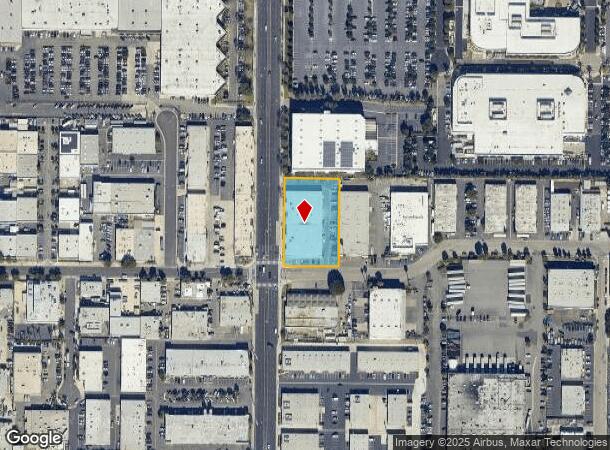  2001 S Grand Ave, Santa Ana, CA Parcel Map