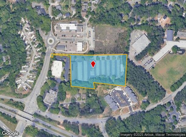 515 S Greensboro St, Carrboro, NC Parcel Map
