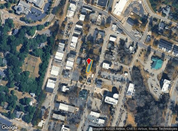  222 E Jones Ave, Wake Forest, NC Parcel Map