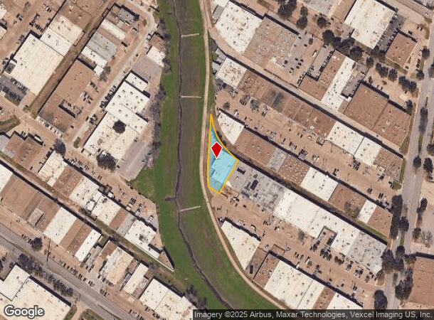  2288 Monitor St, Dallas, TX Parcel Map