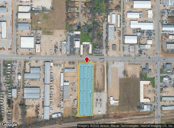  2704 W Division St, Arlington, TX Parcel Map