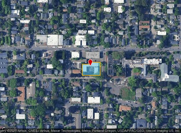  2921 Se Washington St, Portland, OR Parcel Map