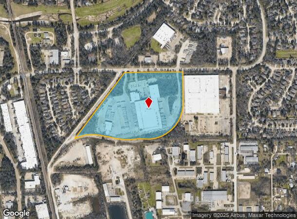  890 S Trade Center Pkwy, Conroe, TX Parcel Map