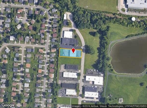  2715 Culver Ave, Dayton, OH Parcel Map