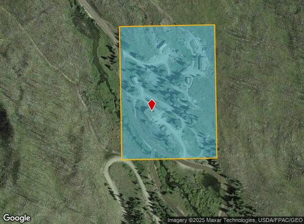 7700 Trappers Lake Rd, Meeker, CO Parcel Map