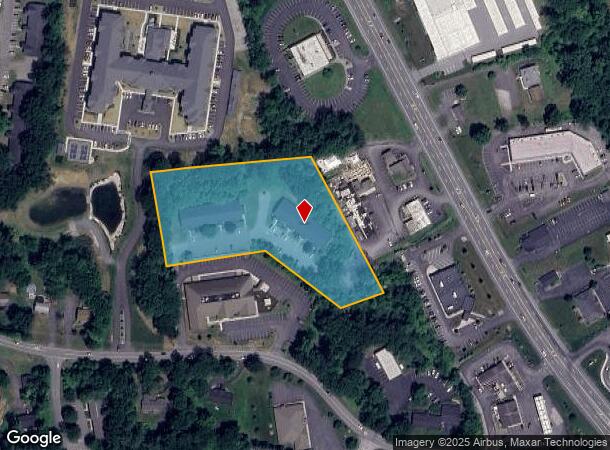  1596 Route 9 Rd, Halfmoon, NY Parcel Map