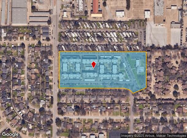  1900 Carl Rd, Irving, TX Parcel Map