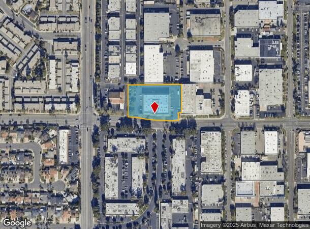  7077 Orangewood Ave, Garden Grove, CA Parcel Map