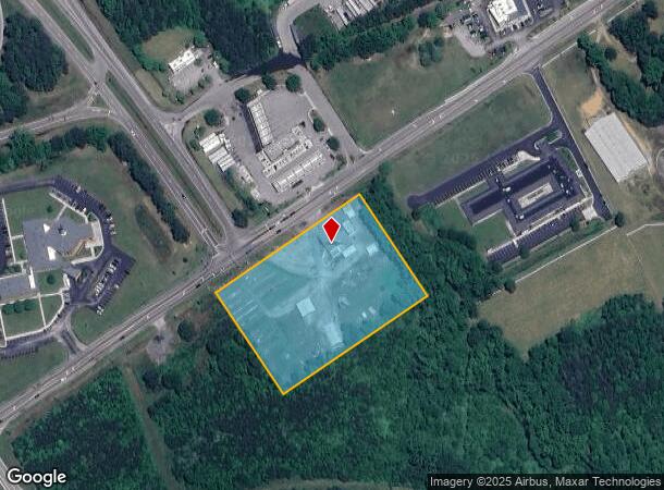 6421 Boydton Plank Rd, North Dinwiddie, VA Parcel Map