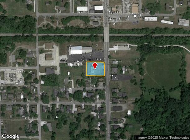 206 S Main St, Upland, IN Parcel Map