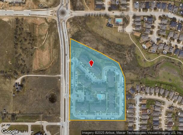8828 Old Denton Rd, Keller, TX Parcel Map