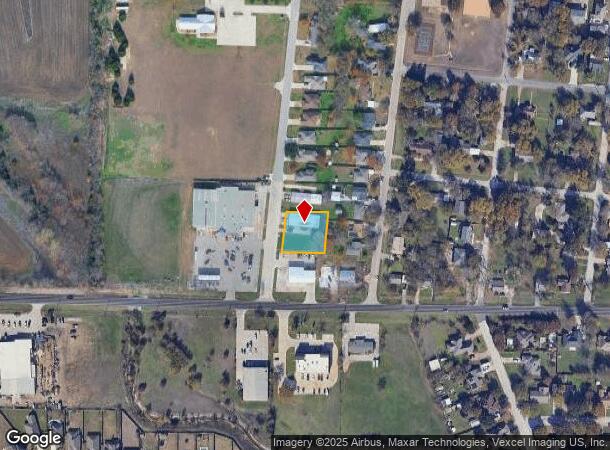 110 Leuty St, Justin, TX Parcel Map