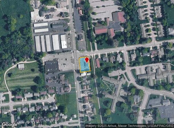 1307 N Detroit St, Xenia, OH Parcel Map