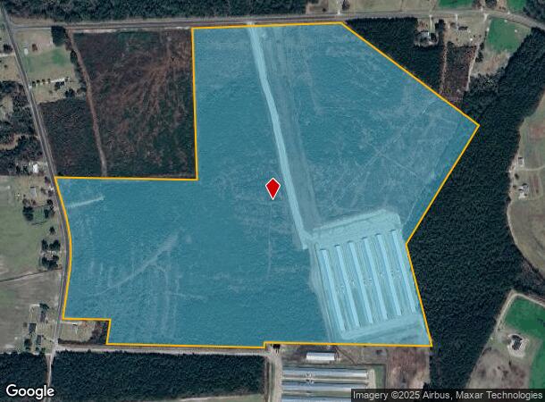 1709 S Country Club Rd, Pink Hill, NC Parcel Map