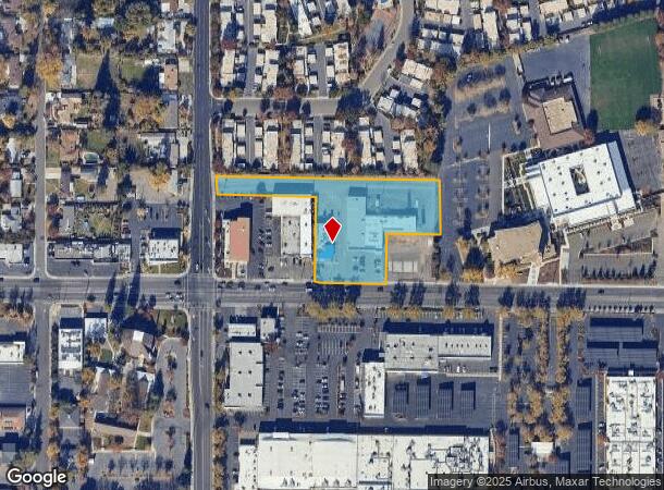  3129 Arden Way, Sacramento, CA Parcel Map