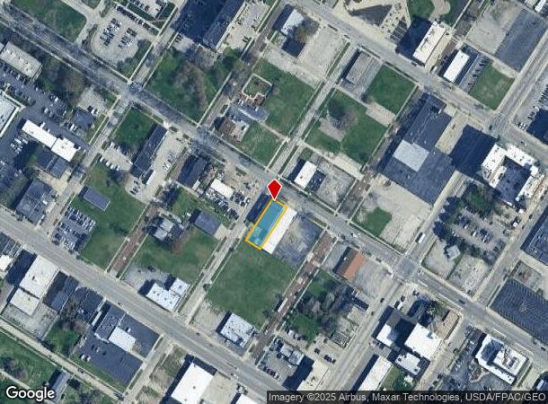  1819 Jefferson Ave, Toledo, OH Parcel Map
