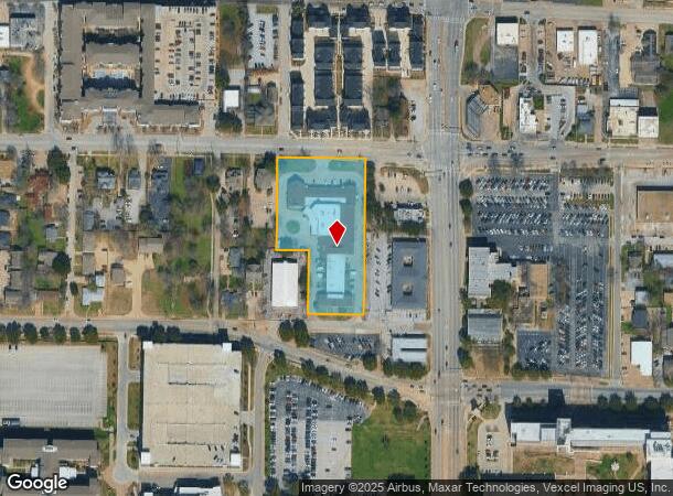 712 W Abram St, Arlington, TX Parcel Map