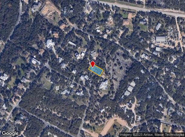 7614 Deer Run, Leander, TX Parcel Map