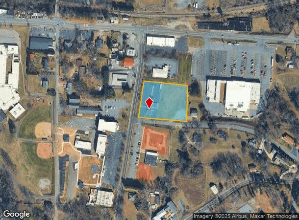 109 S Center St, Hildebran, NC Parcel Map