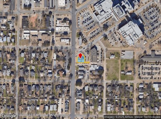 1101 Brook Ave, Wichita Falls, TX Parcel Map