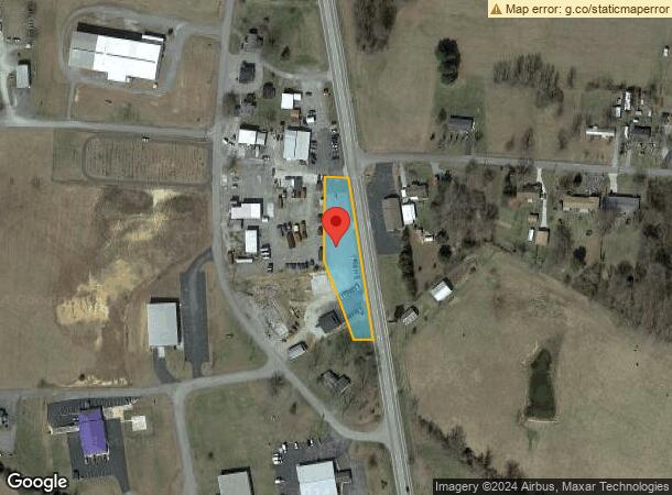  1633 N Main St, Jamestown, KY Parcel Map