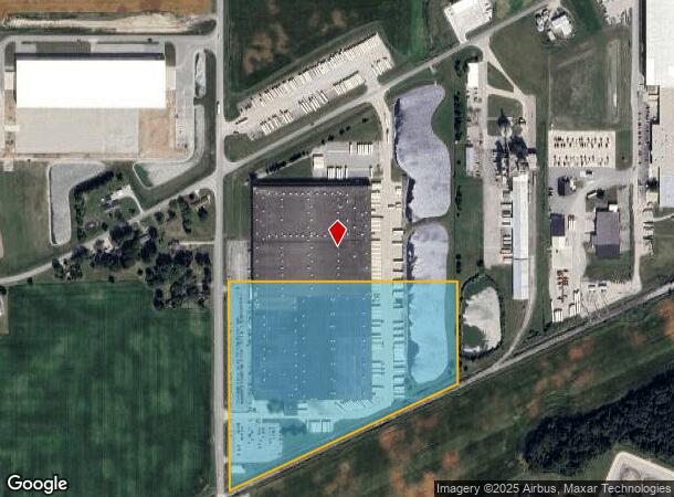  1111 S Adams St, Bluffton, IN Parcel Map