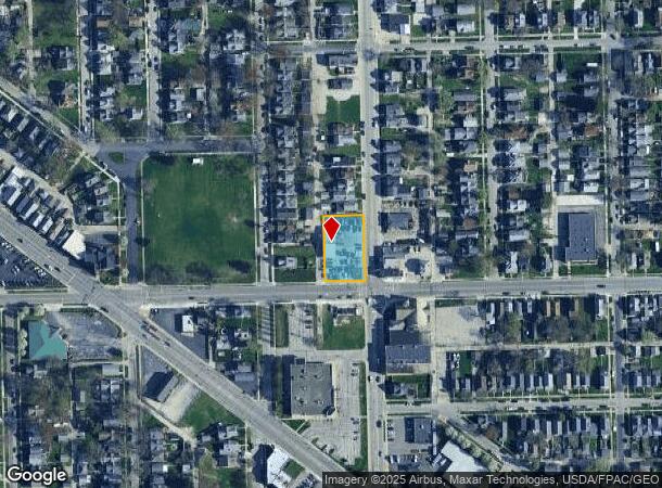 740 E Broadway St, Toledo, OH Parcel Map