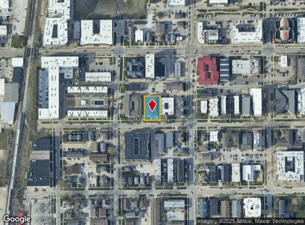 54 E John St, Champaign, IL Parcel Map
