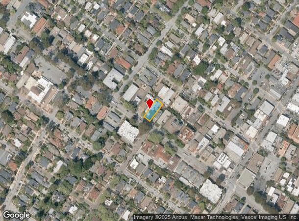 1244 El Camino Real, Burlingame, CA Parcel Map