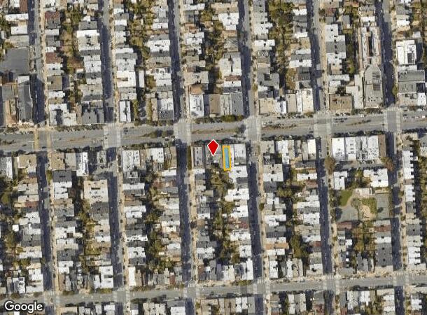  5617 Geary Blvd, San Francisco, CA Parcel Map