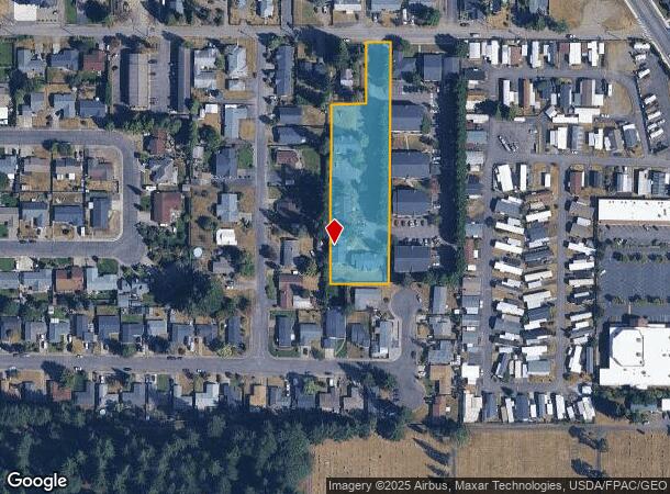  2804 Russell Rd, Centralia, WA Parcel Map
