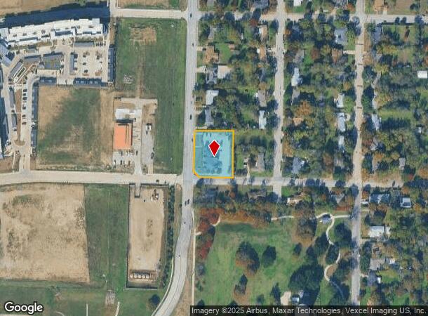  802 N Bonnie Brae St, Denton, TX Parcel Map