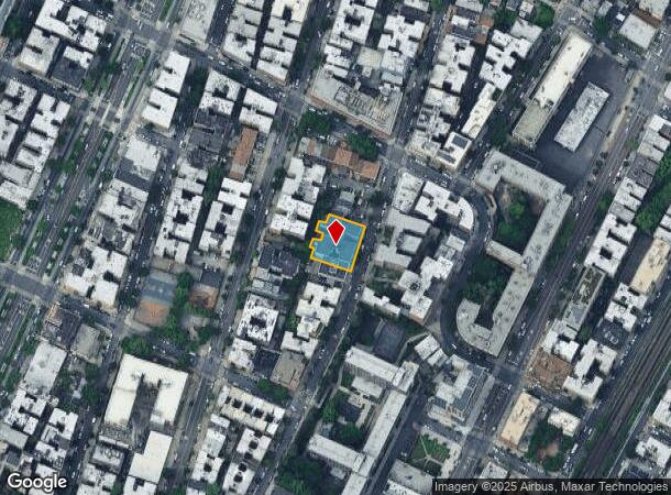 2345 Tiebout Ave, Bronx, NY Parcel Map