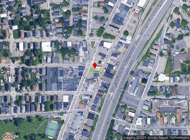  124 Millbury St, Worcester, MA Parcel Map