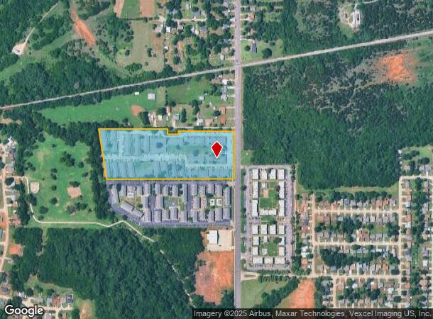  1505 N Midwest Blvd, Oklahoma City, OK Parcel Map