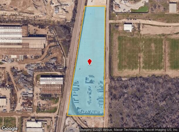  10801 Spangler Rd, Dallas, TX Parcel Map