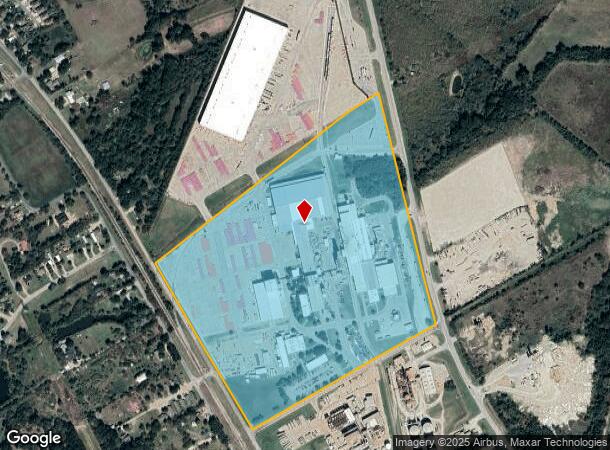  202 Cedar Rd, Ennis, TX Parcel Map