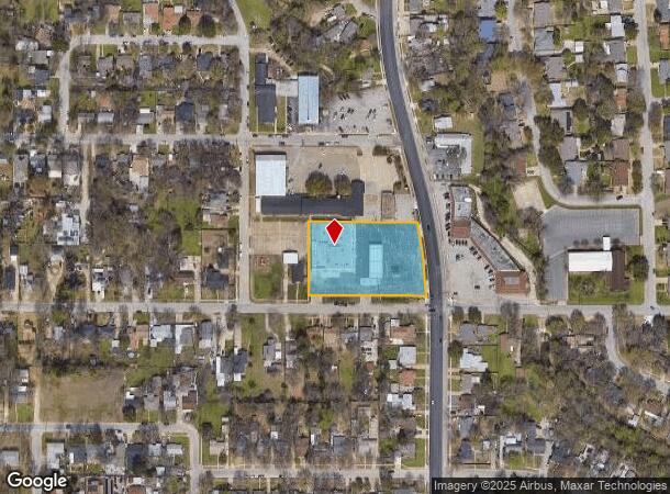  2001 N Riverside Dr, Fort Worth, TX Parcel Map