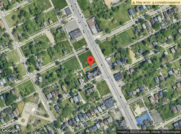  12223 Hamilton Ave, Highland Park, MI Parcel Map